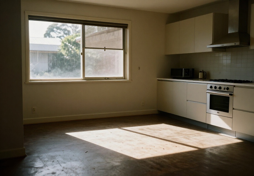 Clean kitchen cabinet after cockroach removal treatment
