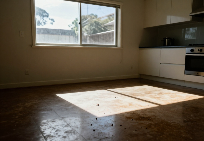 Cockroach infestation in a Watsons Bay kitchen cabinet